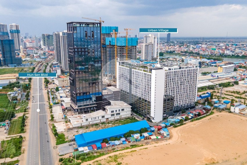 20th Floor 2 Bedroom Condo For Sale - Urban Village, Hun Sen Blvd, Phnom Penh