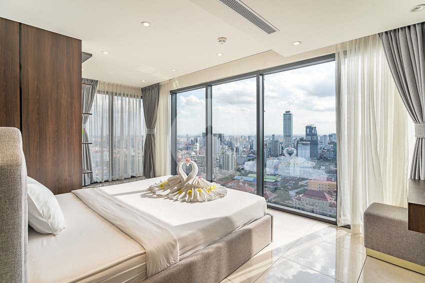 31st Floor 3 Bedroom Duplex For Sale - The Penthouse Residence, Tonle Bassac, Phnom Penh