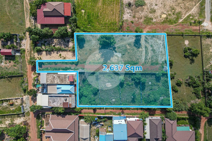 2,637 Sqm Residential Land For Sale - Sambour, Siem Reap