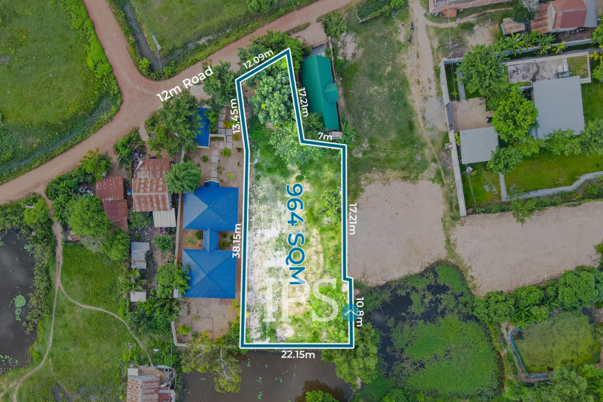 964 Sqm Residential Land For Sale - Svay Dangkum, Siem Reap