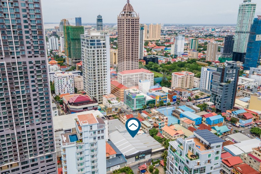 2,201 Sqm Land For Sale Along Monivong BLVD - BKK3, Phnom Penh