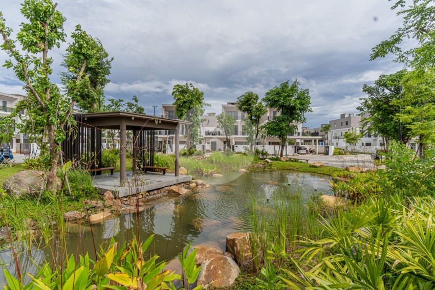 3 Bedroom Link Villa For Sale - Chankiri Palm Creek, Dangkao, Phnom Penh