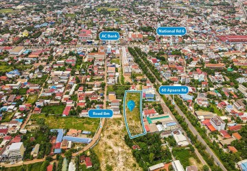 5,837 Sqm Commercial Land For Sale - Slor Kram, Siem Reap thumbnail