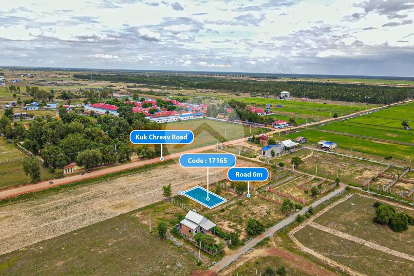 190 Sqm Residential Land For Sale - Chreav, Siem Reap