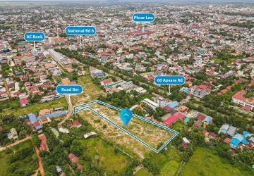 7,680 Sqm Commercial Land For Sale - Slor Kram, Siem Reap thumbnail