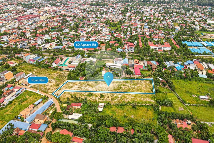 7,680 Sqm Commercial Land For Sale - Slor Kram, Siem Reap