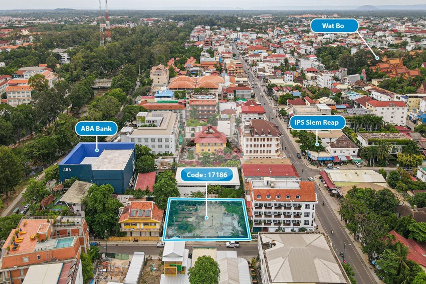 947 Sqm Commercial Land For Rent - Wat Bo, Siem Reap