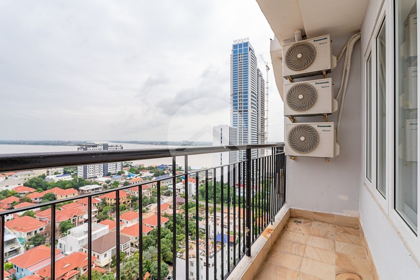 1 Bedroom Condo For Rent - Mekong View Tower 2, Chroy Changvar, Phnom Penh