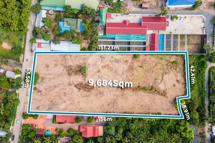 9,684 Sqm Residential Land For Sale - Preaek Aeng, Phnom Penh