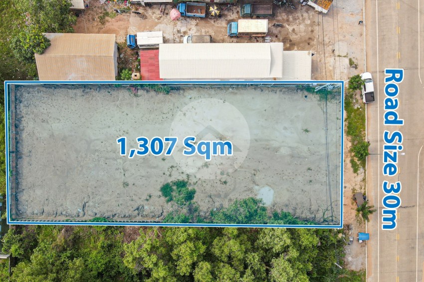 1,307 Sqm Commercial Land For Sale - Slor Kram, Siem Reap