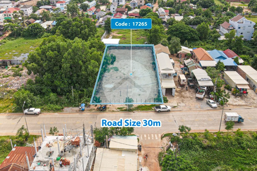 1,307 Sqm Commercial Land For Sale - Slor Kram, Siem Reap