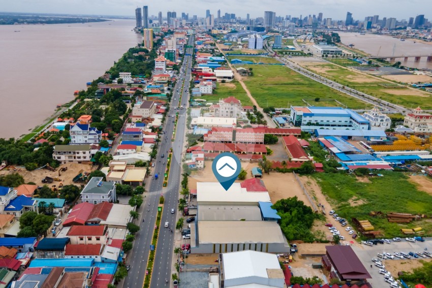 1,440 Sqm Warehouse For Rent - Along National Road 6A, Chroy Changvar, Phnom Penh