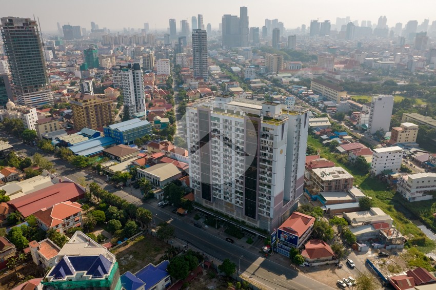 14th Floor 1 Bedroom Condo For Sale - De Castle Diamond, Toul Kork, Phnom Penh