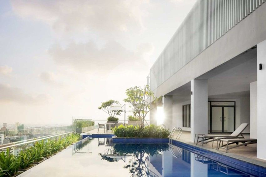 3rd Floor 2 Bedroom Condo For Sale - Embassy Residences, Tonle Bassac, Phnom Penh