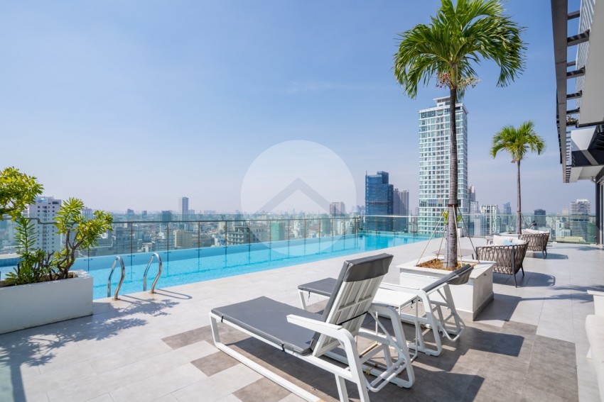 16th Floor Studio For Sale - J Tower 1 South BKK1, Tonle Bassac, Phnom Penh