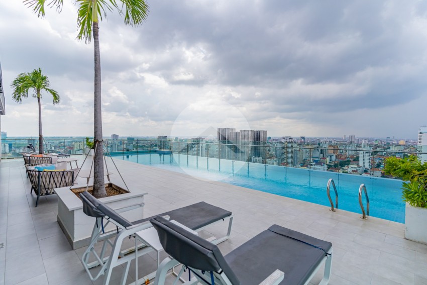 16th Floor Studio For Sale - J Tower 1 South BKK1, Tonle Bassac, Phnom Penh