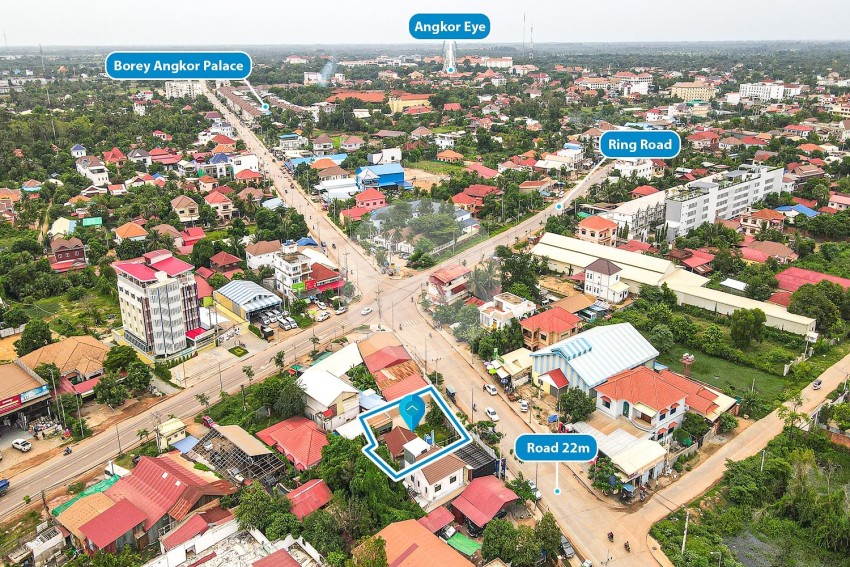 400 Sqm Commercial Land For Sale - Svay Dangkum, Siem Reap