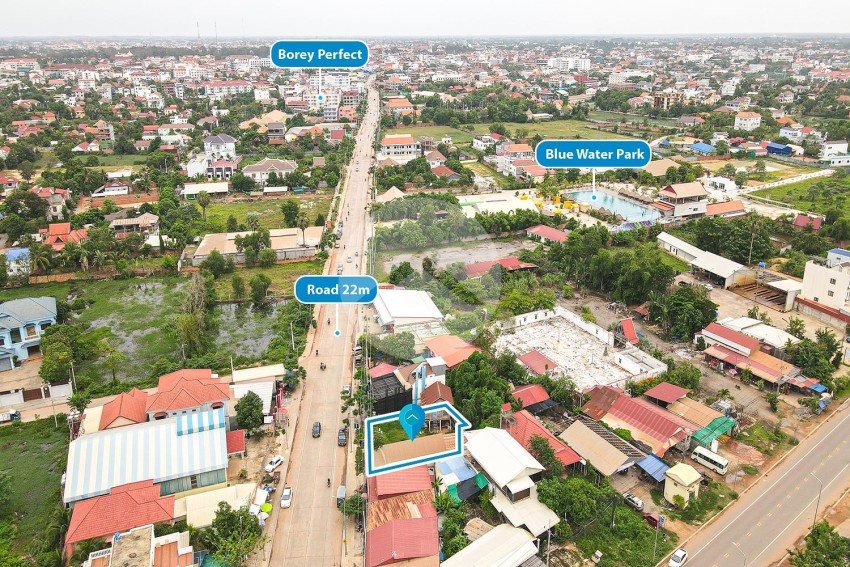 400 Sqm Commercial Land For Sale - Svay Dangkum, Siem Reap