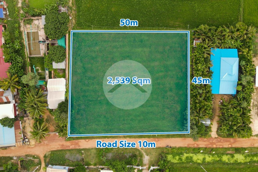 2,539 Sqm Residential  Land For Sale - Sangkat Siem Reap, Siem Reap