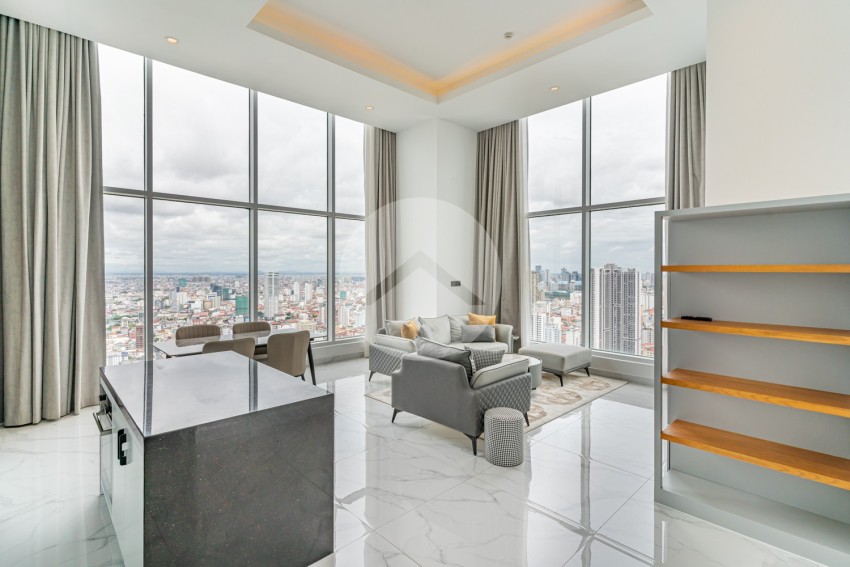 3 Bedroom Penthouse For Rent - J Tower 2, BKK1, Phnom Penh