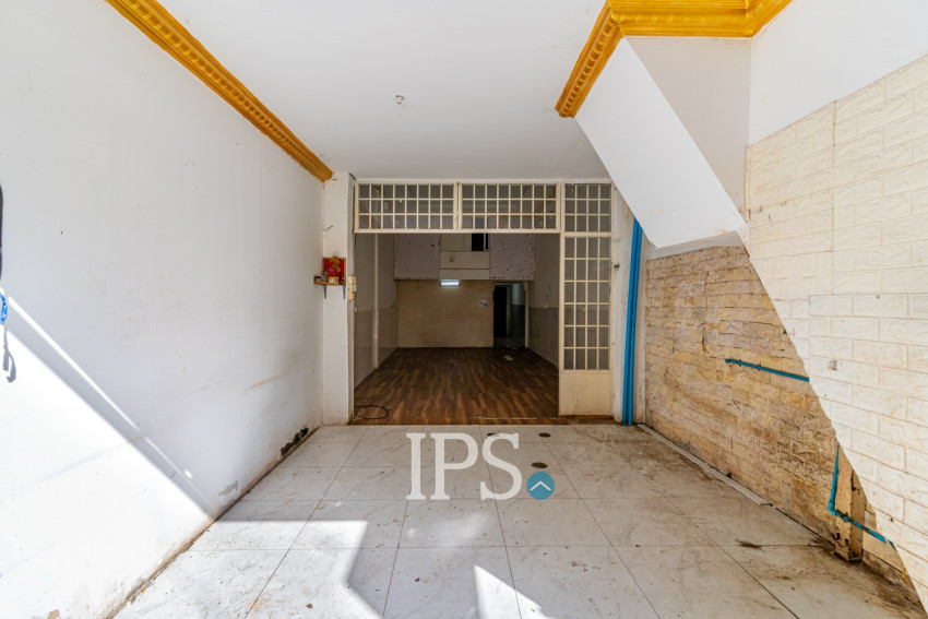 91 Sqm Ground Floor Retail Space For Rent - BKK1, Phnom Penh