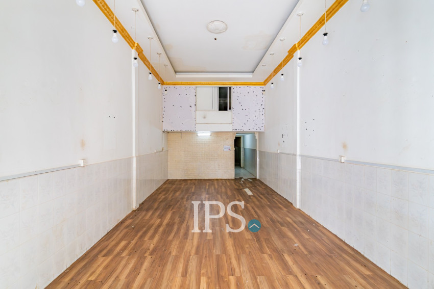 91 Sqm Ground Floor Retail Space For Rent - BKK1, Phnom Penh