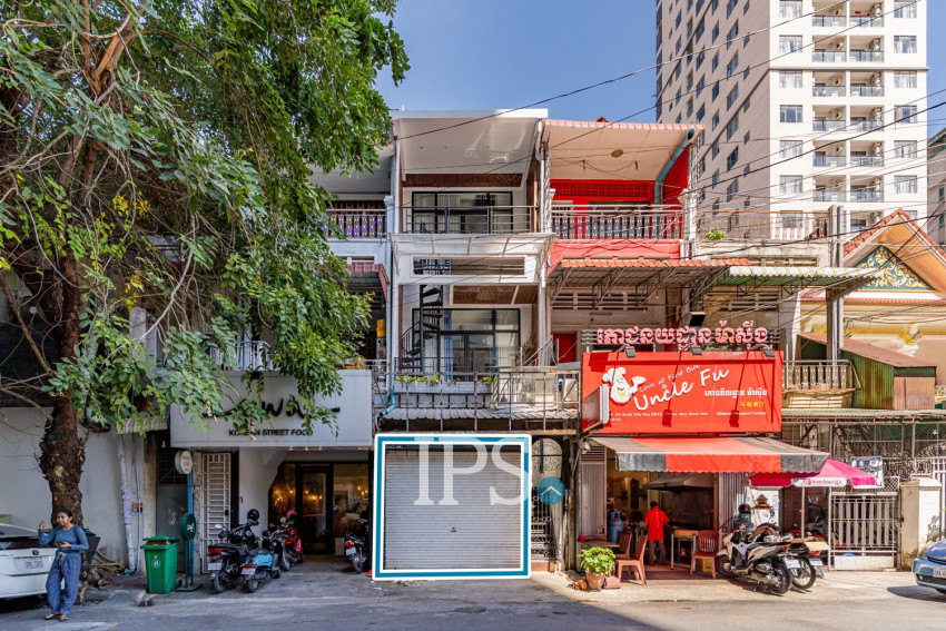 91 Sqm Ground Floor Retail Space For Rent - BKK1, Phnom Penh