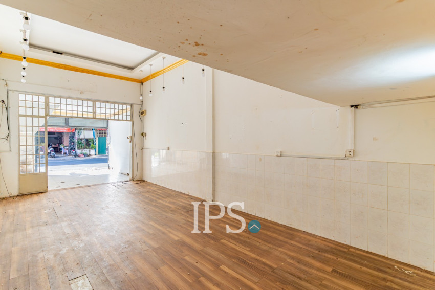 91 Sqm Ground Floor Retail Space For Rent - BKK1, Phnom Penh