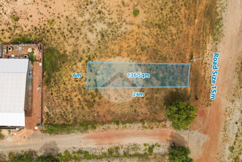 136 Sqm Residential Land For Sale - Road 60, Siem Reap