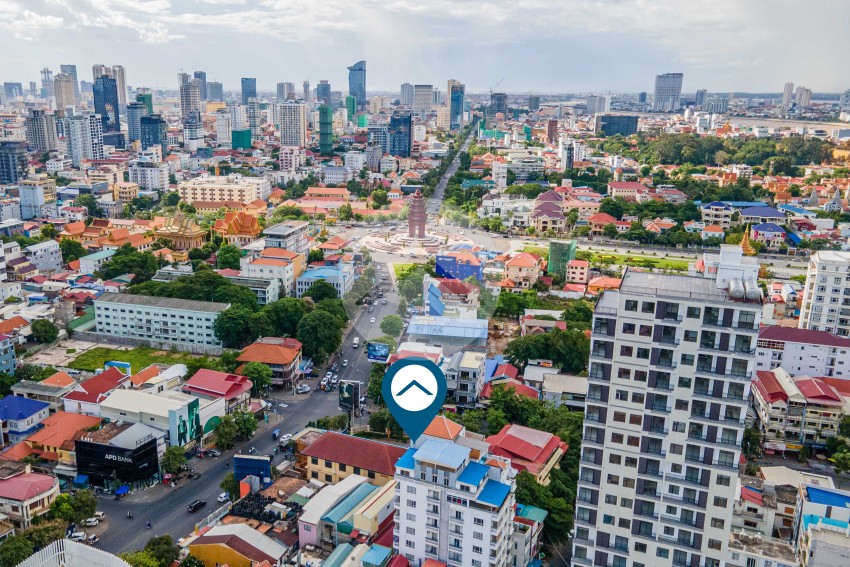 3,038 Sqm Commercial  Building For Lease Along Norodom BLVD - Tonle Bassac, Phnom Penh