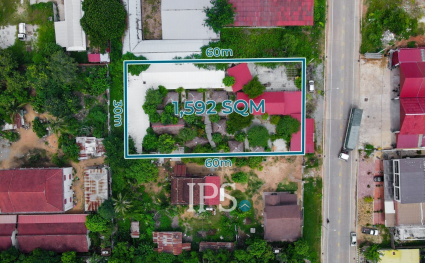 1592 Sqm Commercial  Space For Rent - Svay  Dangkum, Siem Reap