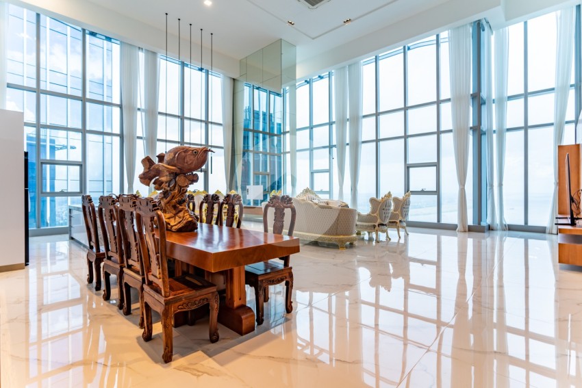 6 Bedroom Penthouse For Rent - Tonle Bassac, Chamkarmon, Phnom Penh