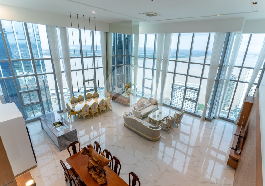 6 Bedroom Penthouse For Rent - Tonle Bassac, Chamkarmon, Phnom Penh