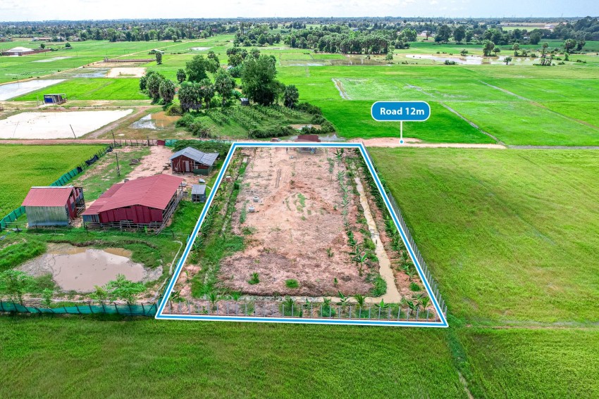 2,100 Sqm Land For Sale - Krabei Riel, Siem Reap