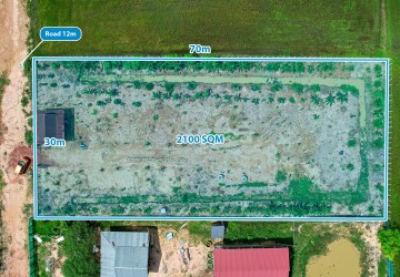 2,100 Sqm Land For Sale - Krabei Riel, Siem Reap thumbnail