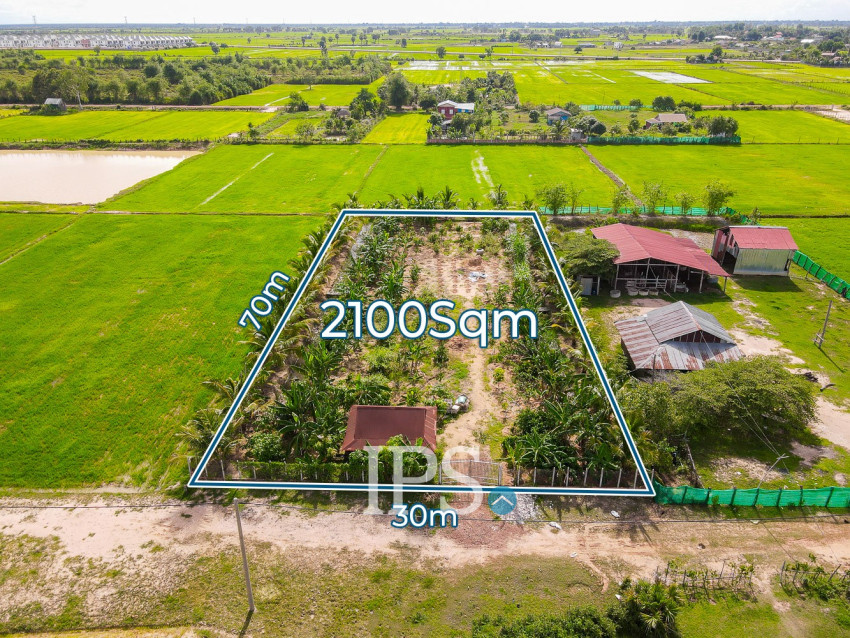 2,100 Sqm Land For Sale - Krabei Riel, Siem Reap