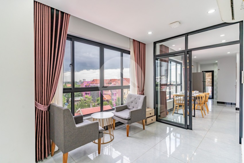2 Bedroom Serviced Apartment For Rent - Tonle Bassac, Chamkarmon, Phnom Penh