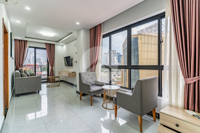 2 Bedroom Serviced Apartment For Rent - Tonle Bassac, Chamkarmon, Phnom Penh