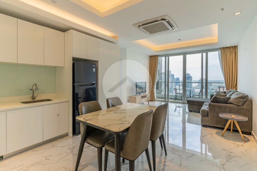 2 Bedroom Condo For Rent - J Tower 2, BKK1, Phnom Penh - Image 2