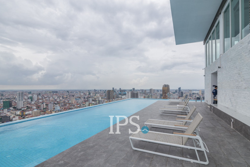 2 Bedroom Condo For Rent - J Tower 2, BKK1, Phnom Penh