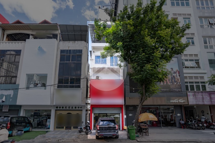 64 Sqm Shophouse For Rent - Daun Penh, Phnom Penh