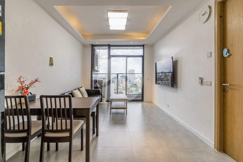 19th Floor, 2 Bedroom Condo For Sale - The Penthouse Residence, Tonle Bassac, Phnom Penh