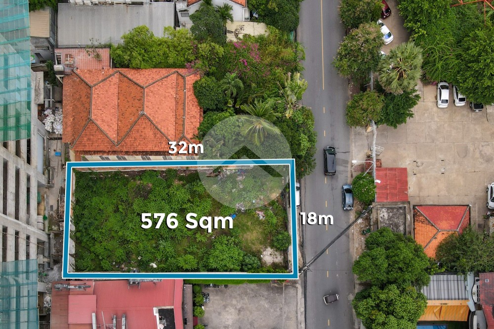 576 Sqm Commercial Land For Rent - BKK1, Phnom Penh 576 Sqm Commercial Land For Rent - BKK1, Phnom Penh