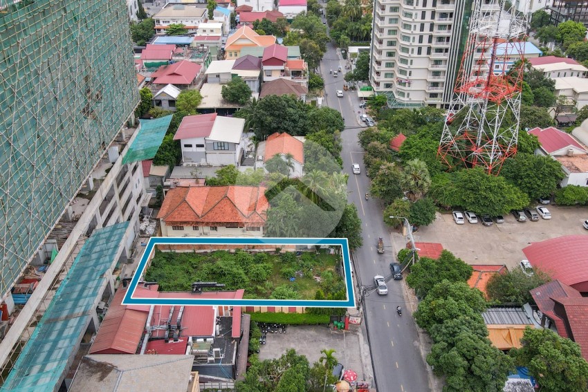 576 Sqm Commercial Land For Rent - BKK1, Phnom Penh