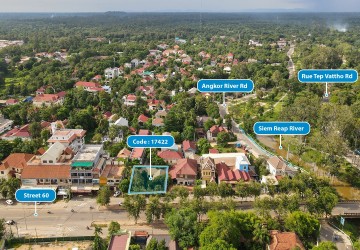 639 Sqm Commercial Land For Sale - Near Riverside, Slor Kram, Siem Reap thumbnail