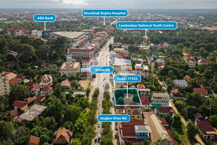 639 Sqm Commercial Land For Sale - Near Riverside, Slor Kram, Siem Reap