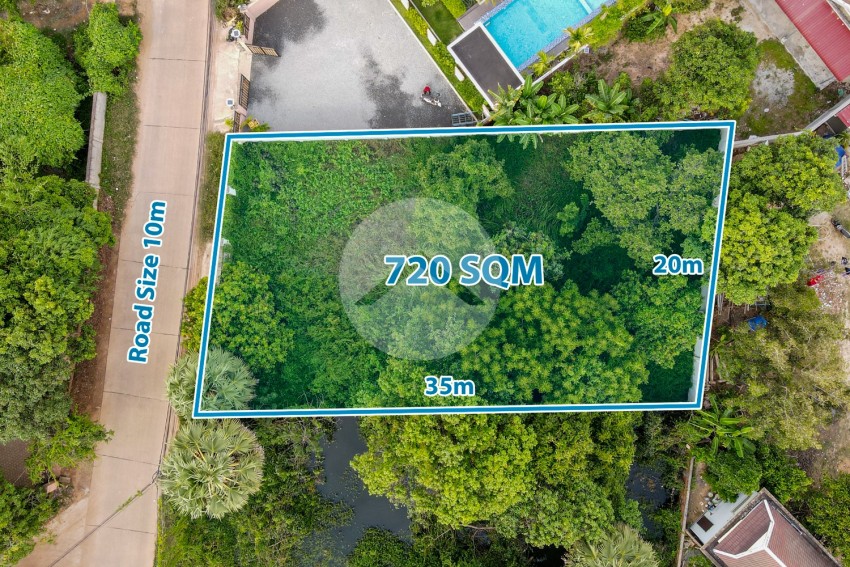 720 Sqm Residential Land For Sale - Slor Kram, Siem Reap