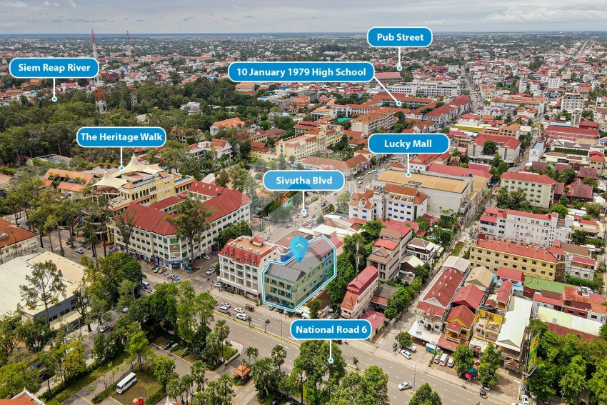 41 Bedroom Guesthouse for Sale - Svay Dangkum, Siem Reap