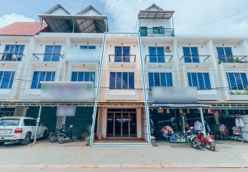 4 Bedroom Commercial Shophouse For Rent - Sok San Road, Svay Dangkum, Siem Reap thumbnail
