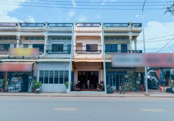 3 Bedroom Commercial Shophouse For Rent - Chreav, Siem Reap thumbnail